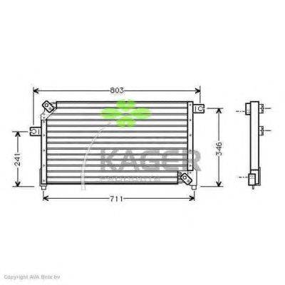 Конденсатор, кондиционер KAGER 94-6143