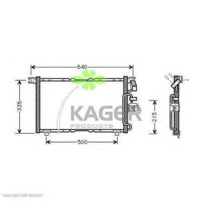 Конденсатор, кондиционер KAGER 94-6239