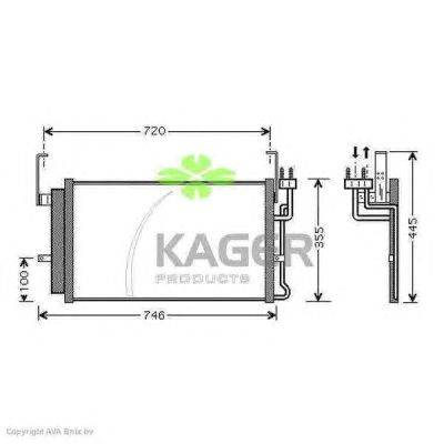 Конденсатор, кондиционер KAGER 94-6259