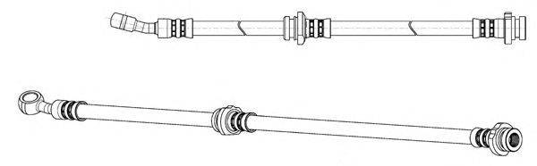 Тормозной шланг KAWE 511733