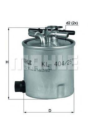 Топливный фильтр MAHLE ORIGINAL KL40425