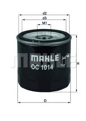 Масляный фильтр MAHLE ORIGINAL OC1014