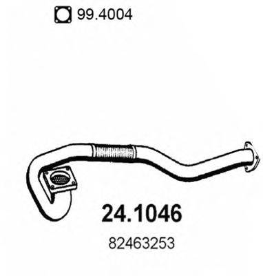 Труба выхлопного газа ASSO 24.1046