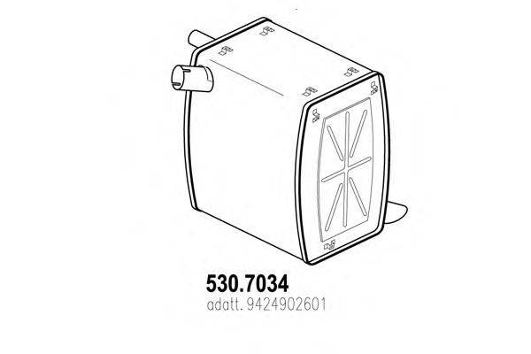 Средний / конечный глушитель ОГ DINEX 50453