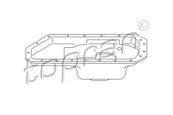 Масляный поддон TOPRAN 111405