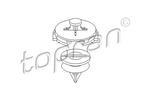 Пружинный зажим TOPRAN 111509