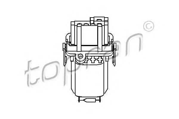 Сопротивление, вентилятор салона TOPRAN 103134