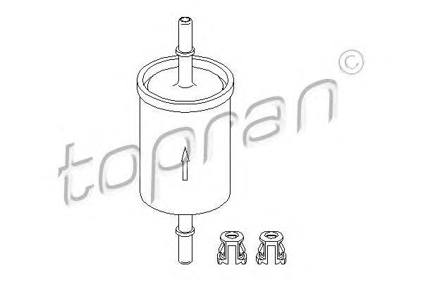 Топливный фильтр TOPRAN 201 622