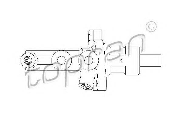 Главный тормозной цилиндр TOPRAN 401388