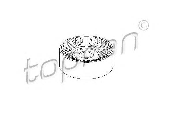 Паразитный / ведущий ролик, поликлиновой ремень TOPRAN 501229