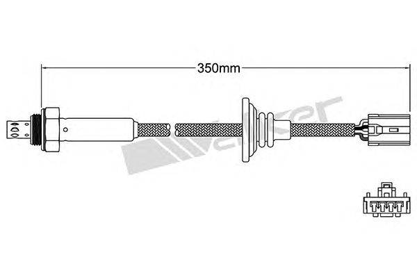 Лямбда-зонд WALKER PRODUCTS 250-24778