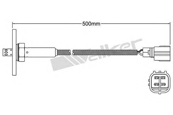 Лямбда-зонд WALKER PRODUCTS 250-24501