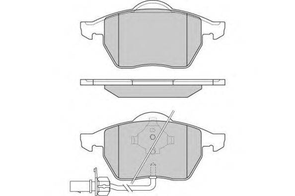 Комплект тормозных колодок, дисковый тормоз BENDIX 571982J
