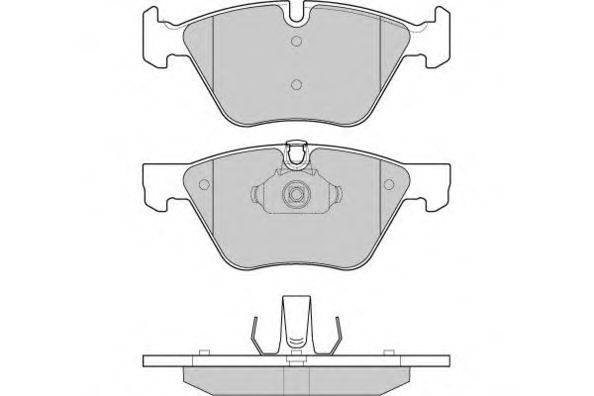 Комплект тормозных колодок, дисковый тормоз E.T.F. 12-1108