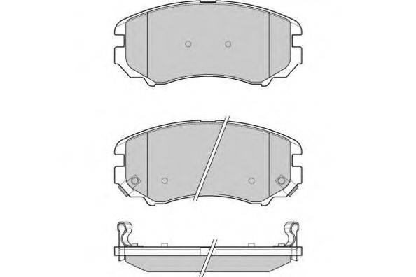 Комплект тормозных колодок, дисковый тормоз E.T.F. 12-1146