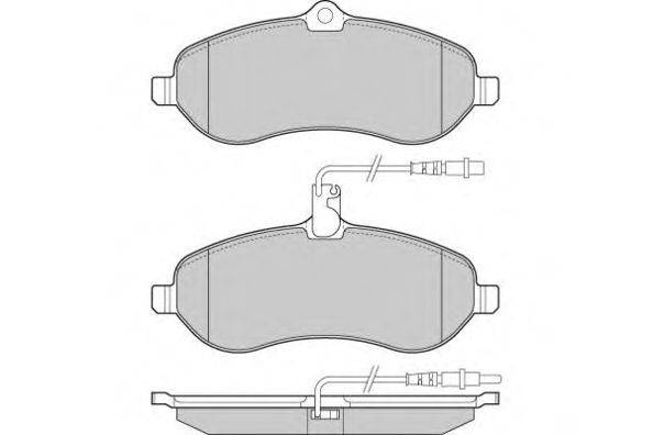 Комплект тормозных колодок, дисковый тормоз E.T.F. 121283