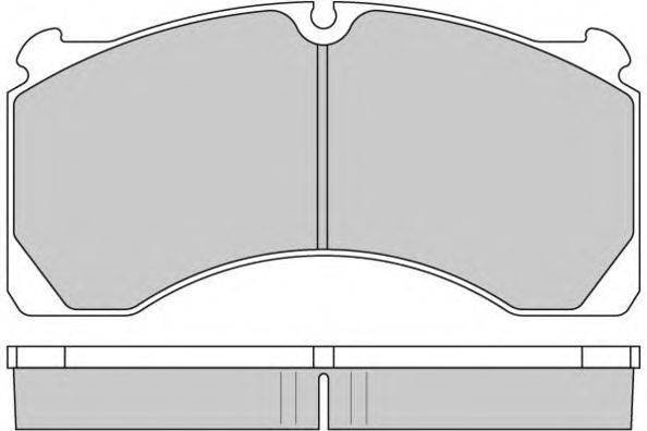 Комплект тормозных колодок, дисковый тормоз E.T.F. 12-5295