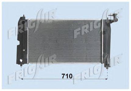 Радиатор, охлаждение двигателя FRIGAIR 0115.3140