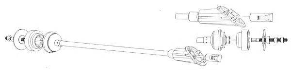 Трос, управление сцеплением CEF CT01133