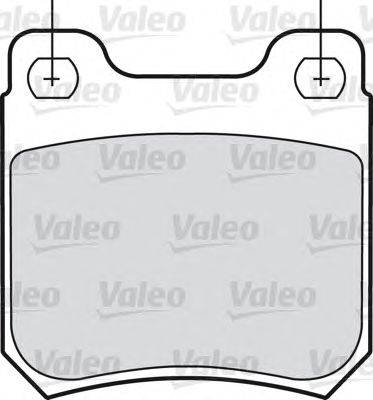 Комплект тормозных колодок, дисковый тормоз VALEO 540450