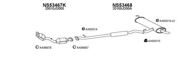 Система выпуска ОГ VENEPORTE 530200