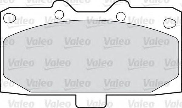 Комплект тормозных колодок, дисковый тормоз VALEO 21854