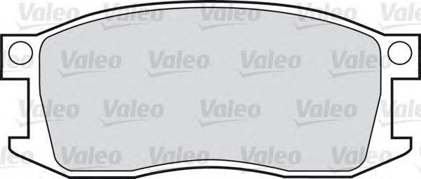 Комплект тормозных колодок, дисковый тормоз VALEO 551521