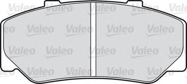 Комплект тормозных колодок, дисковый тормоз VALEO 540413