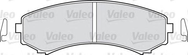 Комплект тормозных колодок, дисковый тормоз VALEO 21016