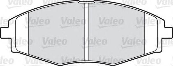 Комплект тормозных колодок, дисковый тормоз VALEO 23241