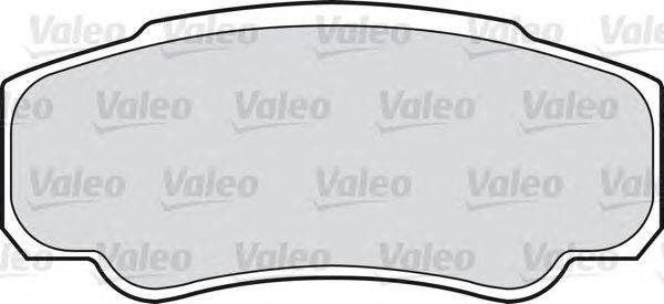 Комплект тормозных колодок, дисковый тормоз VALEO 23921