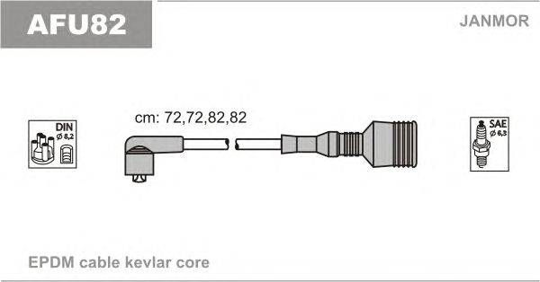 Комплект проводов зажигания JANMOR AFU82