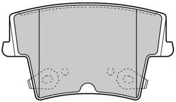 Комплект тормозных колодок, дисковый тормоз FREMAX FBP-1704