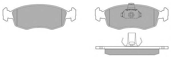 Комплект тормозных колодок, дисковый тормоз FREMAX 20907