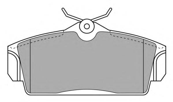 Комплект тормозных колодок, дисковый тормоз FREMAX FBP1542