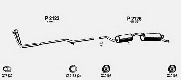 Система выпуска ОГ FENNO FI005