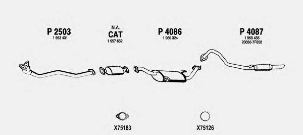 Система выпуска ОГ FENNO FO519