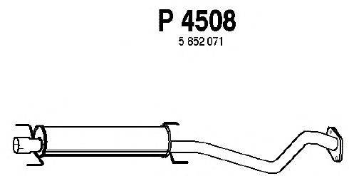 Средний глушитель выхлопных газов FENNO P4508