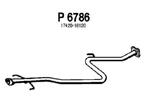 Труба выхлопного газа FENNO P6786