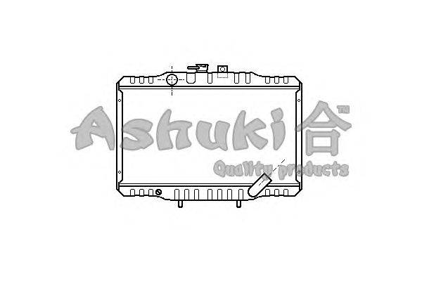 Радиатор, охлаждение двигателя ASHUKI C557-01