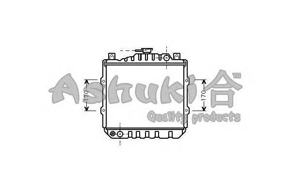 Радиатор, охлаждение двигателя ASHUKI K700-01
