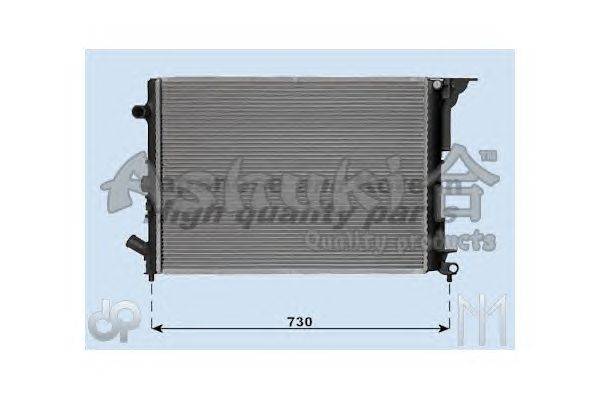Радиатор, охлаждение двигателя ASHUKI QR15-25