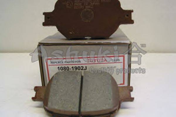 Комплект тормозных колодок, дисковый тормоз ASHUKI 1080-1902J