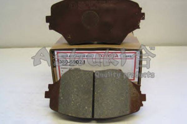 Комплект тормозных колодок, дисковый тормоз ASHUKI 1080-5902J