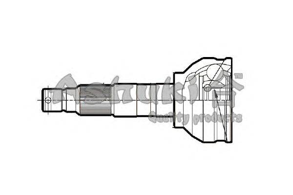 Шарнирный комплект, приводной вал ASHUKI S097-95