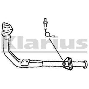 Труба выхлопного газа KLARIUS 301220