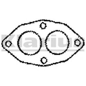 Прокладка, труба выхлопного газа KLARIUS 410198