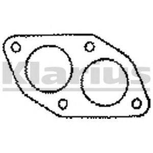 Прокладка, труба выхлопного газа KLARIUS 410678