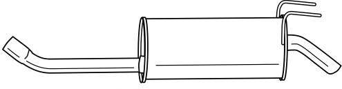 Глушитель выхлопных газов конечный SIGAM 13685