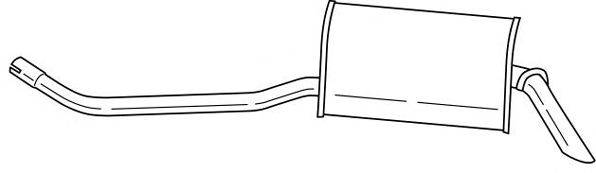 Глушитель выхлопных газов конечный SIGAM 16601